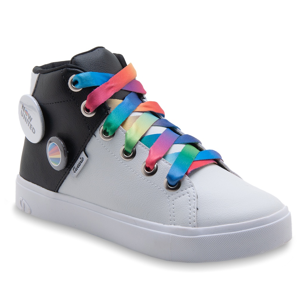 Tenis Infantil Feminino Fun Now United By Pampili 502074 Preto 748 Sapato De Franca