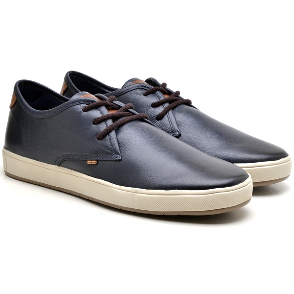 Tênis Casual Masculino Couro | Calçados Web Brasil
