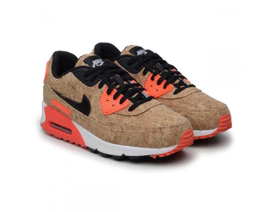 air max 90 marrom claro