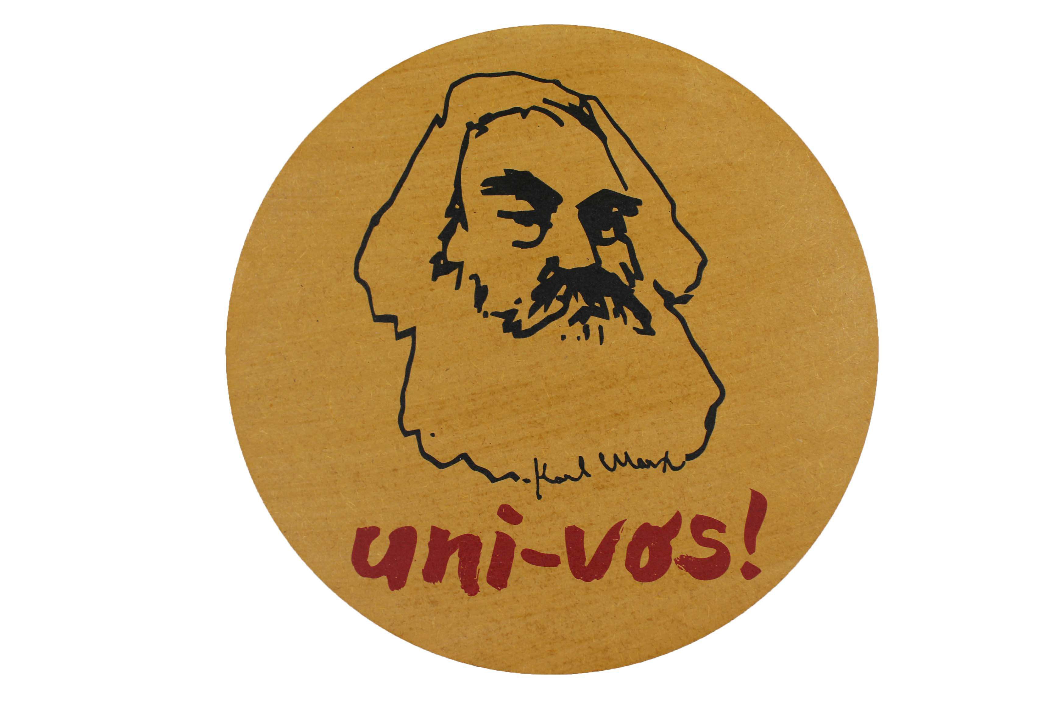 Quadro Redondo Karl Marx Tertulia Produtos Literarios