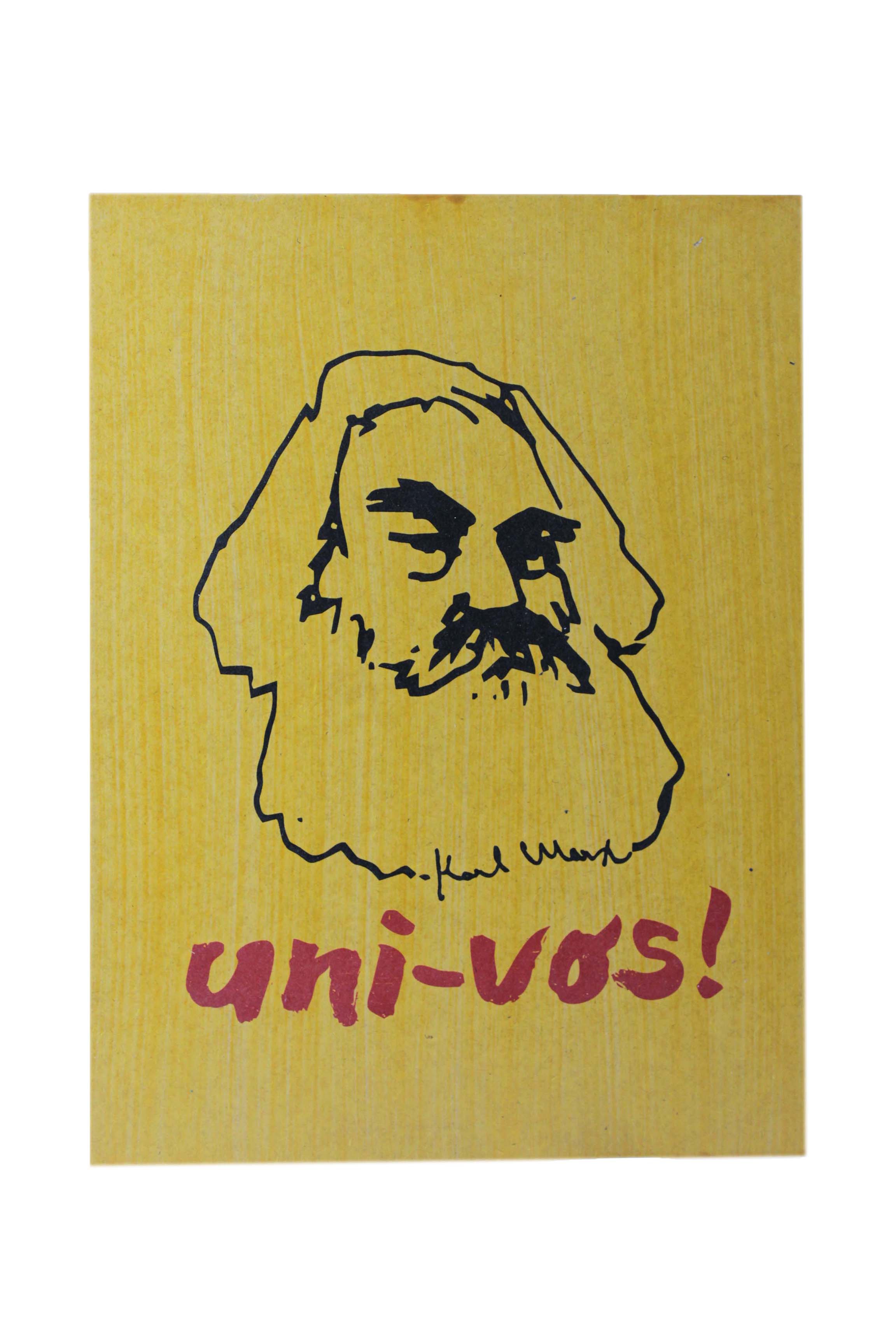Quadro Karl Marx Tertulia Produtos Literarios