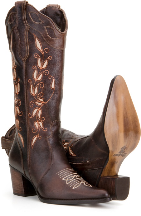 bota feminina bico fino