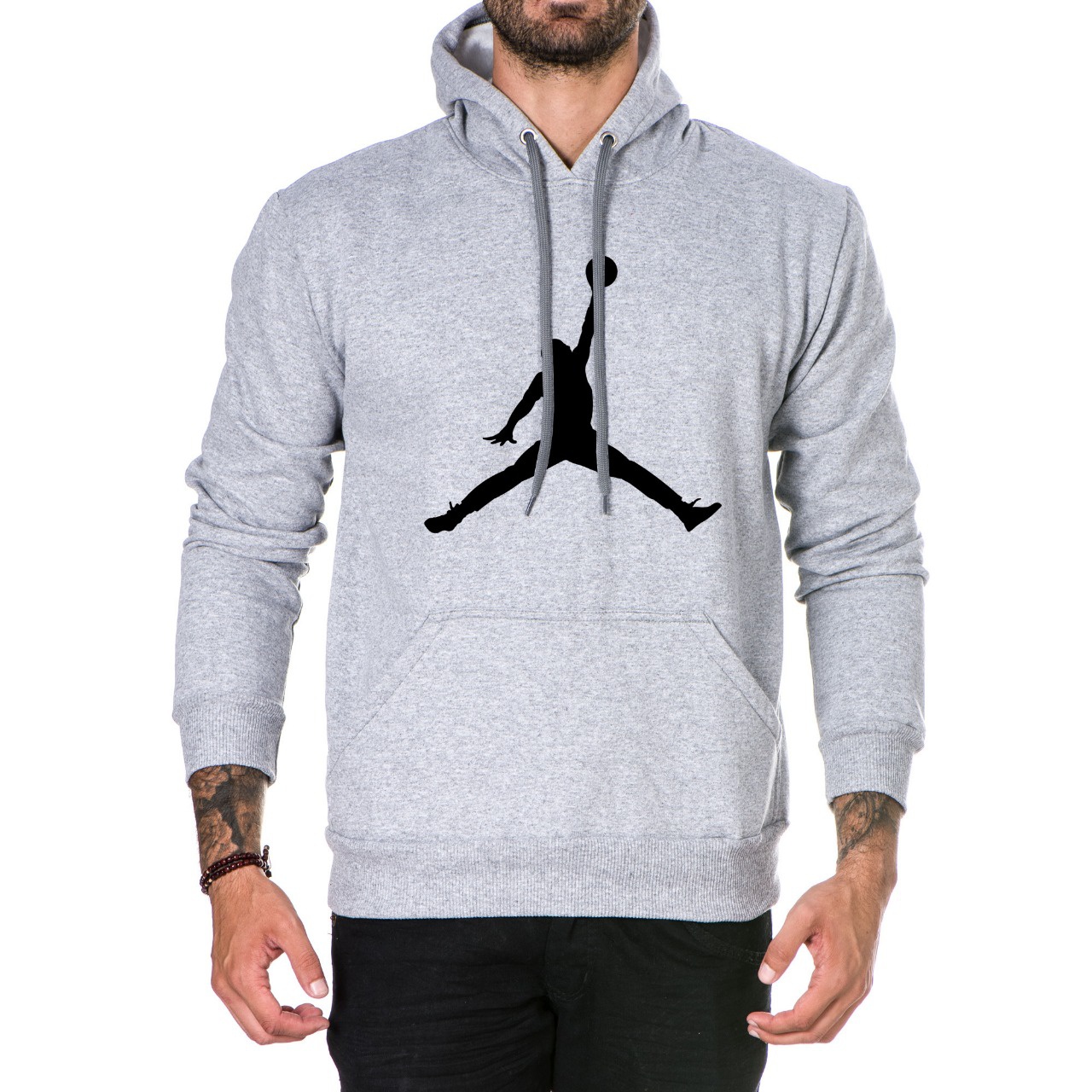 moletom jordan cinza