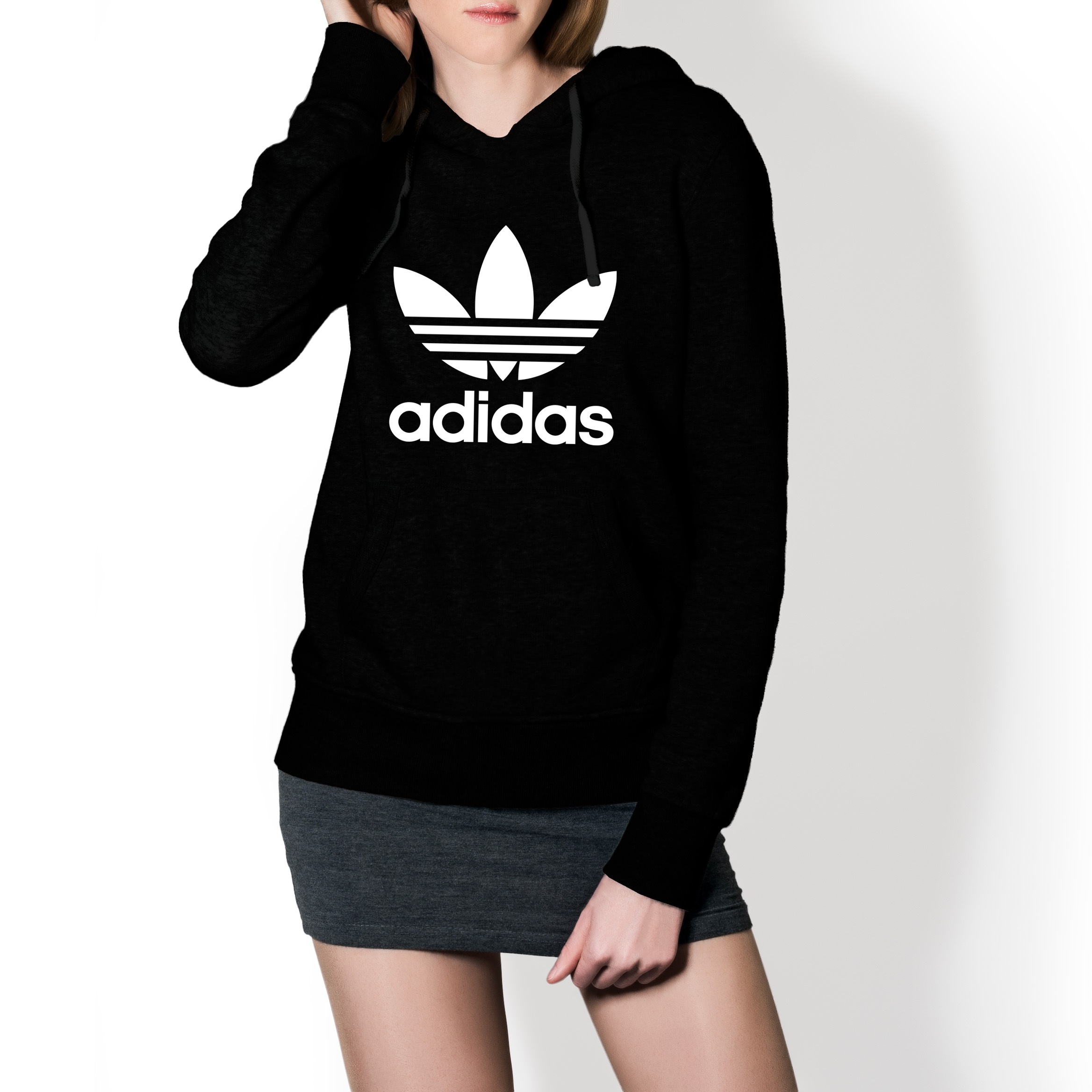 blusa de frio feminina moletom adidas