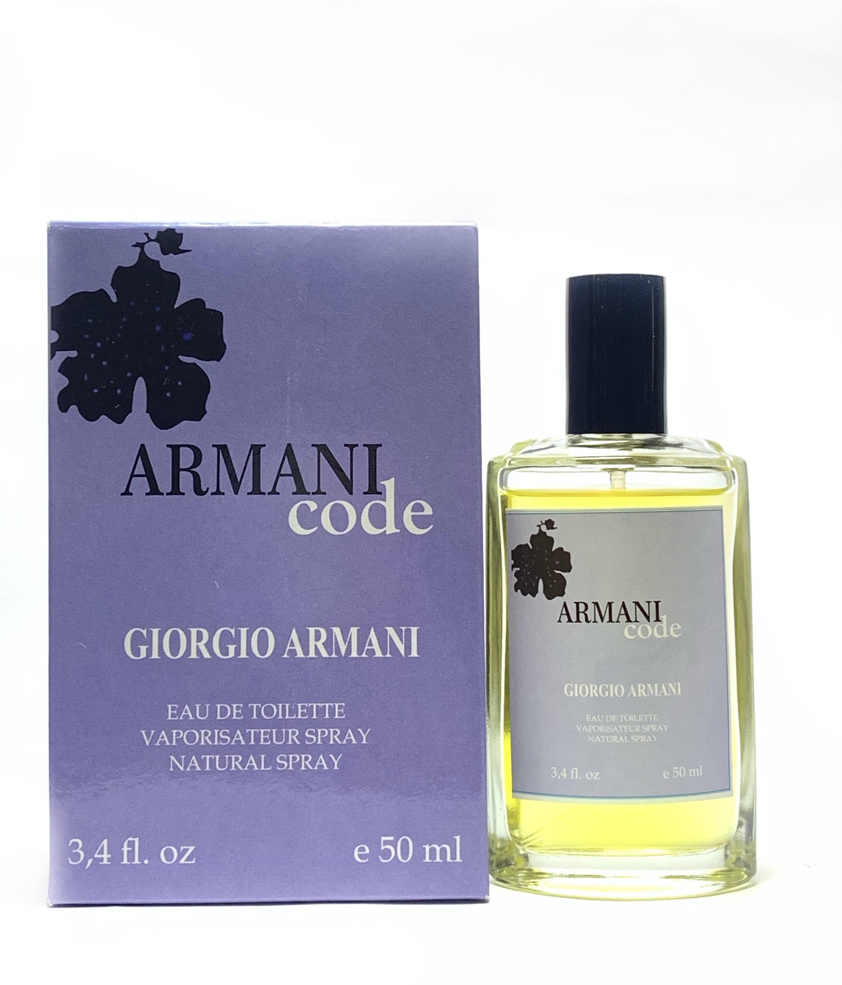 tipos de armani code