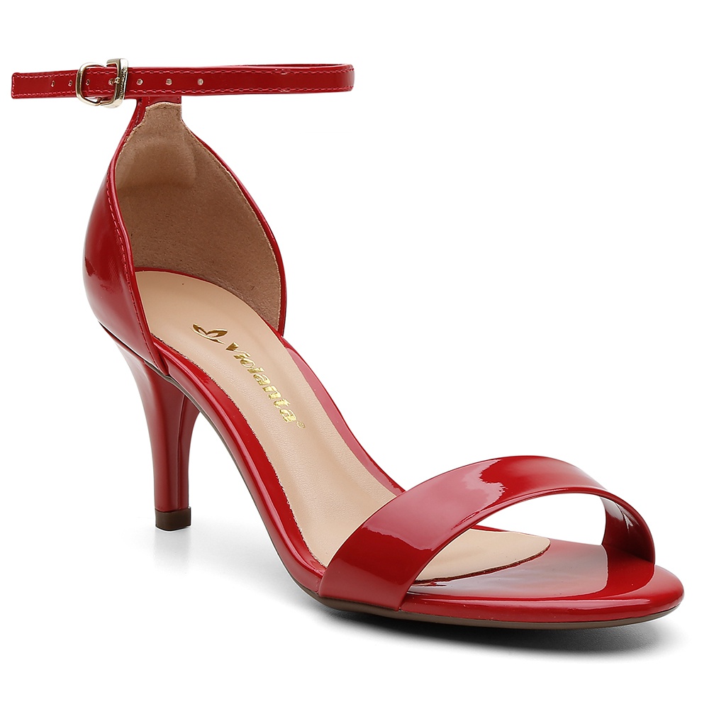 sandalia gisele vermelha