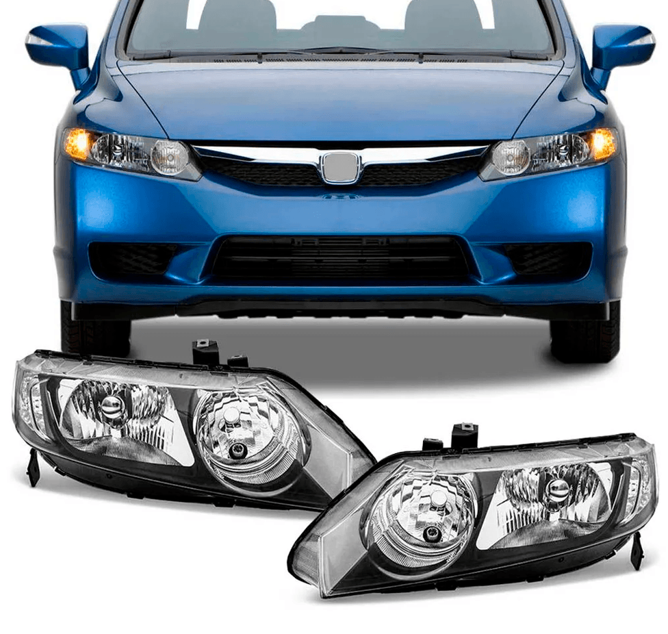 Farol Honda Civic 2007 á 2011 | Dominio Auto Peças