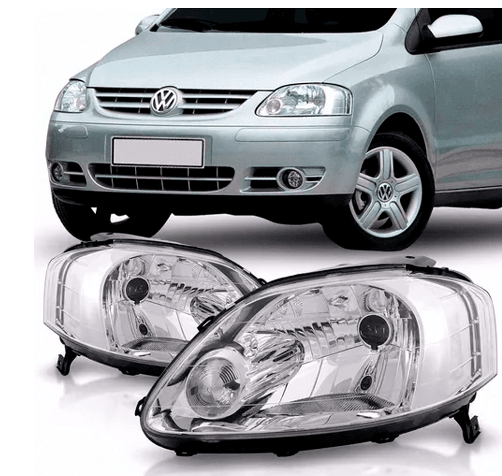 Farol Fox até 2007 - Foco Simples - Importado | Dominio Auto Peças