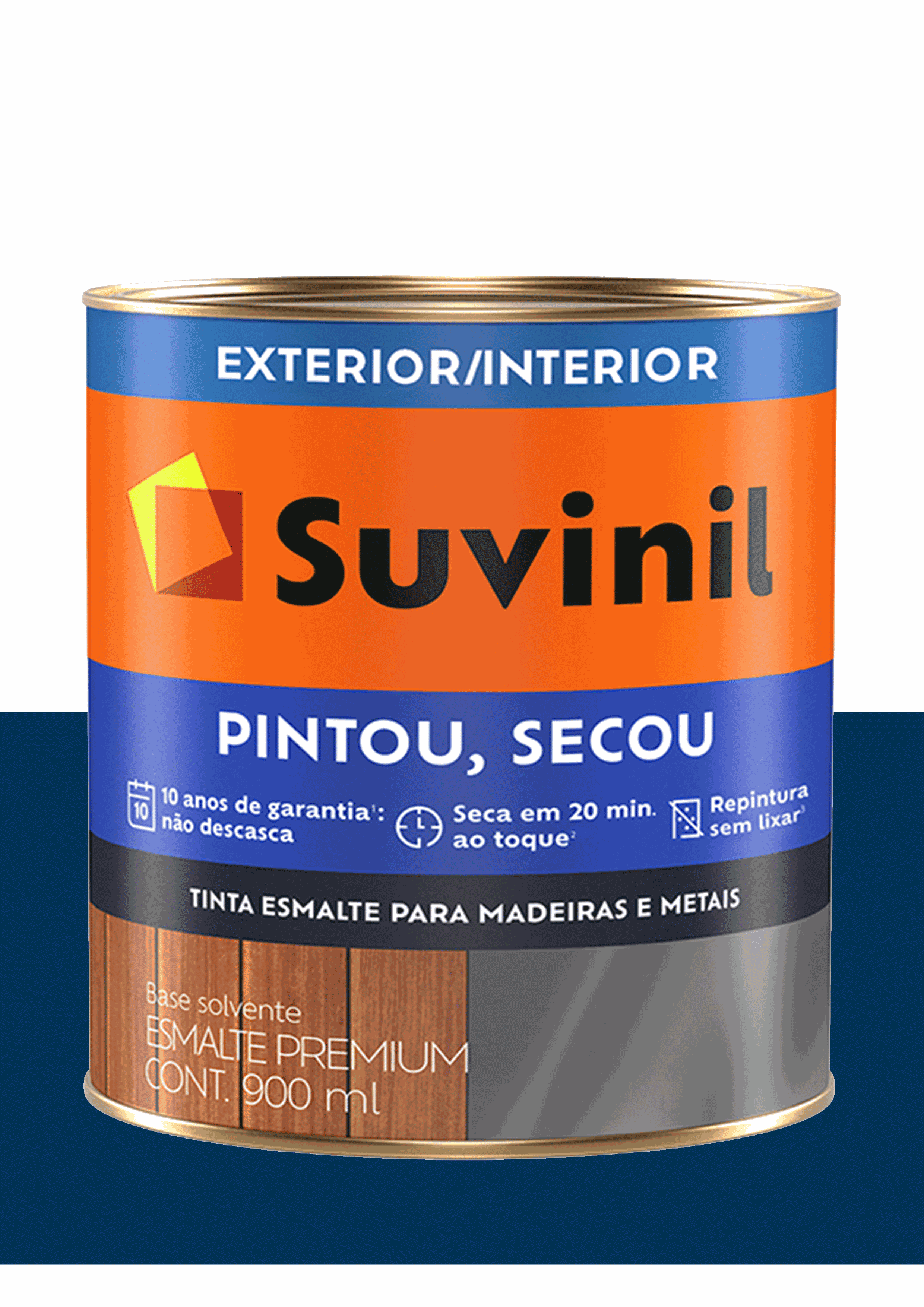 SUVINIL ESMALTE PINTOU SECOU AZUL DEL REY 900ML | Baratão das Tintas