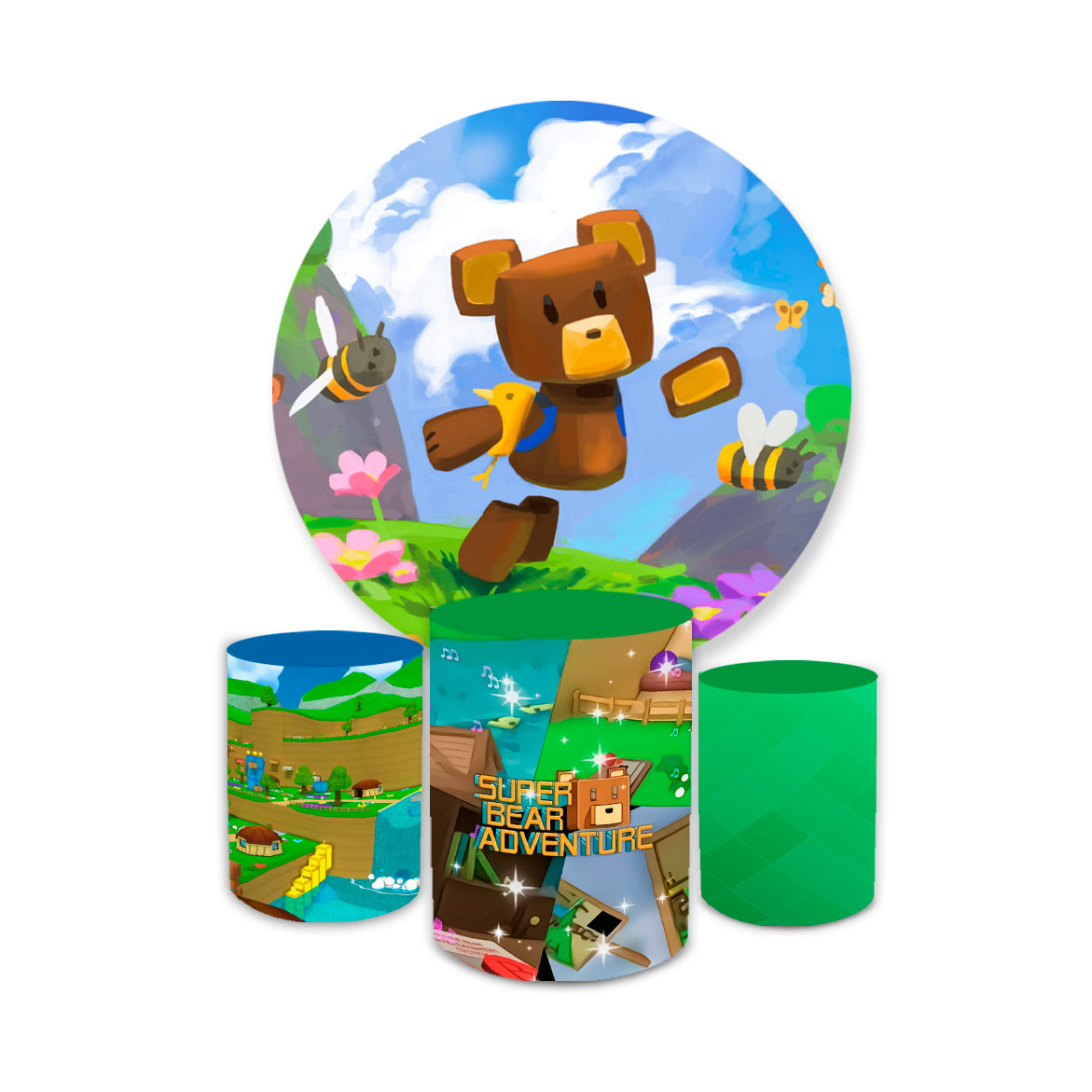 Kit Capa Painel + Trio Cilindros Super Bear Adventure | Loja | Bibi Painéis