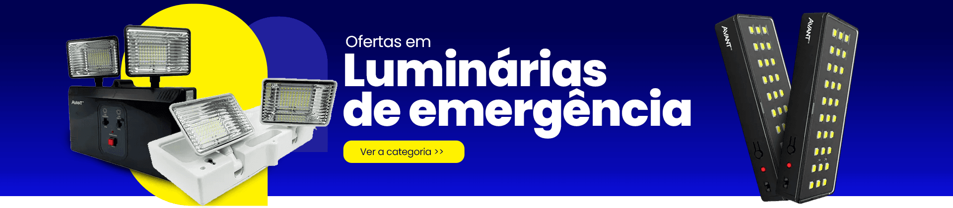Ofertas em Luminárias de emergências