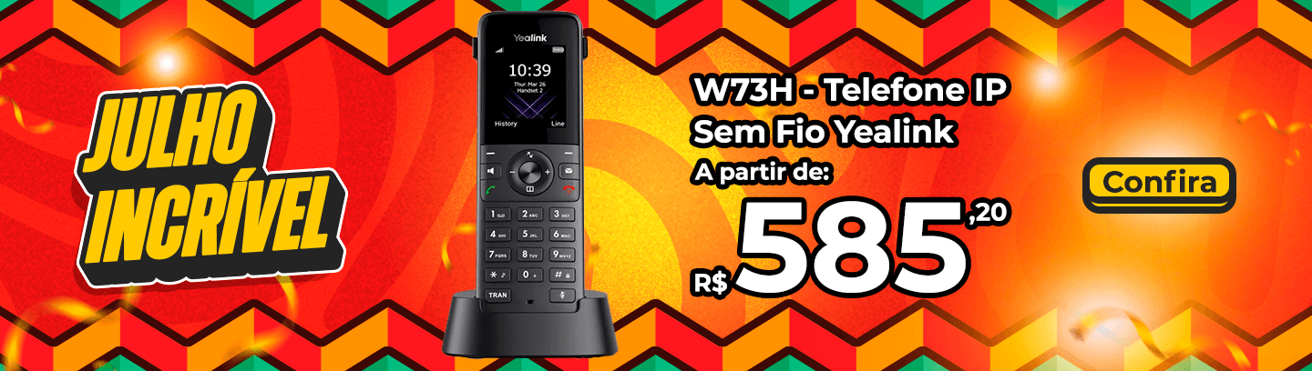 W73H - Telefone IP Sem Fio Yealink