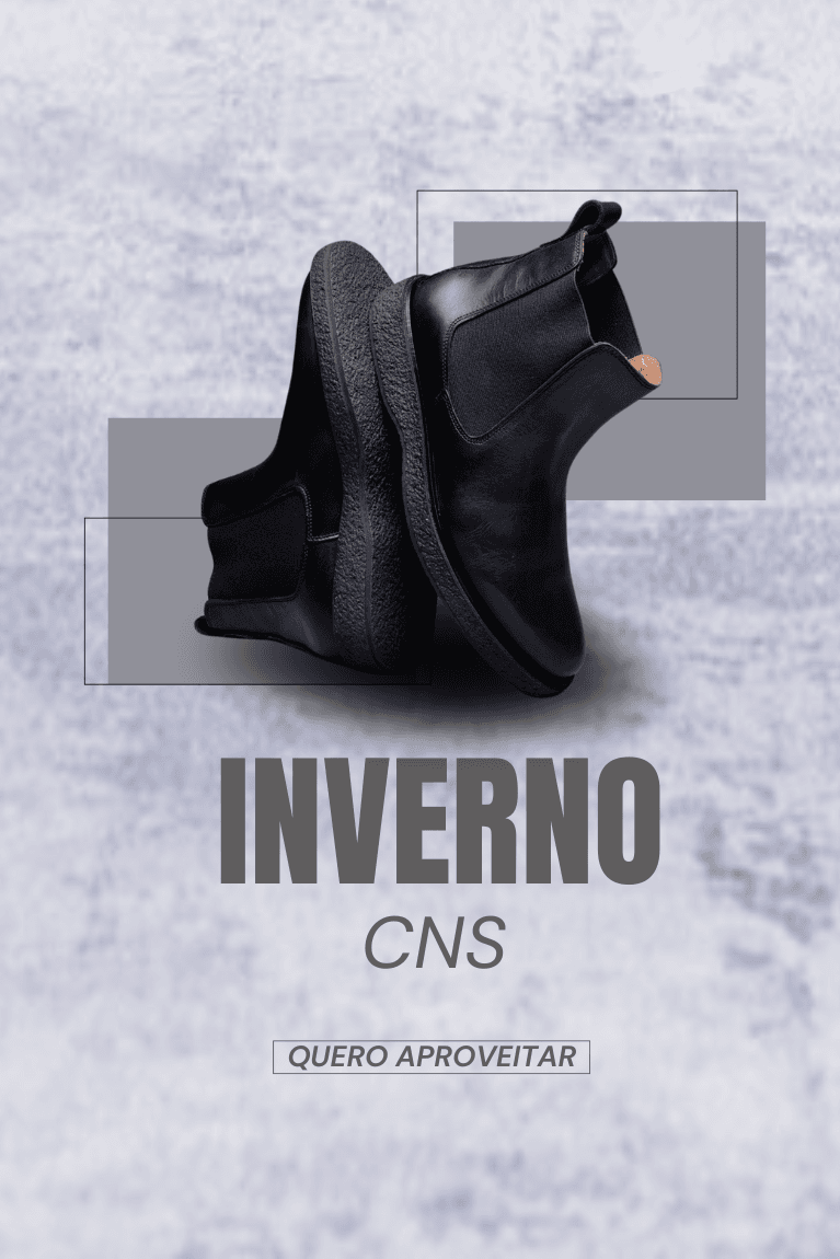 Bota Casual Chelsea Masculina CNS Preta