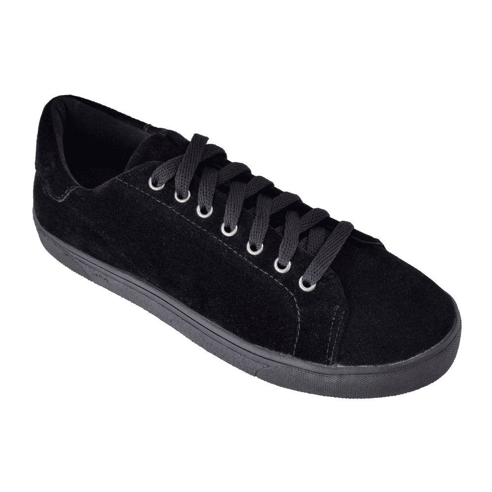 Tenis de top camurça preto