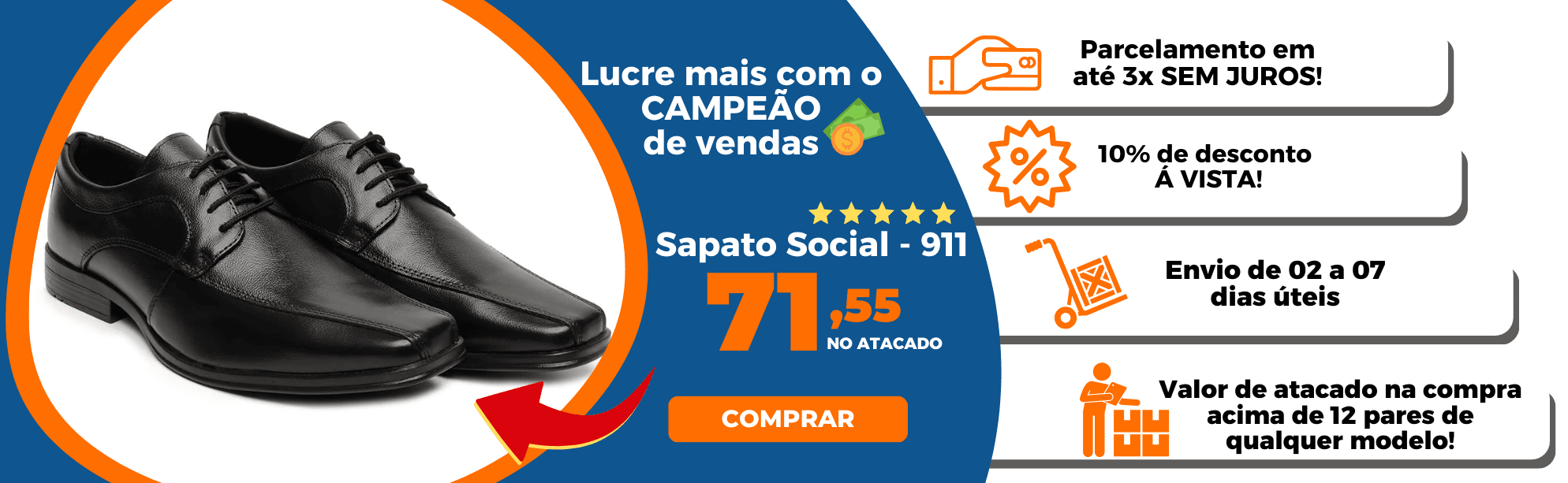 sapato social 911
