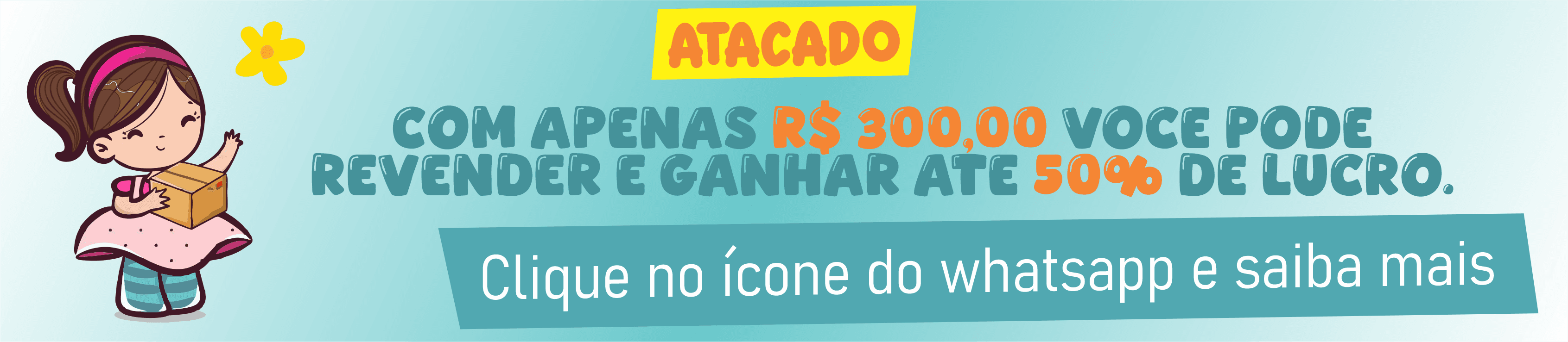banner horizontal - atacado - mobile
