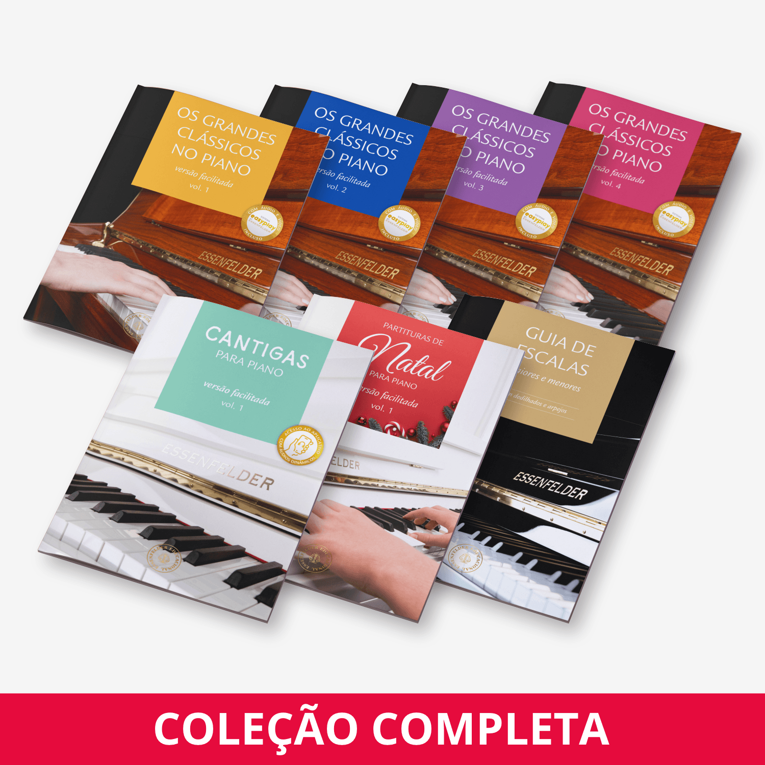 COMBO 7 COLEÇÃO COMPLETA: Grandes Clássicos Vol. 1, 2, 3 e 4 +