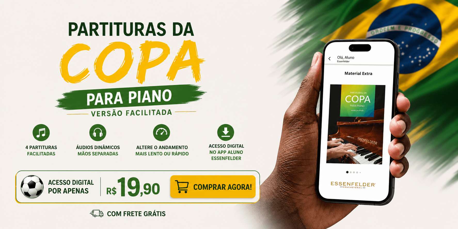 Partituras da Copa para Piano