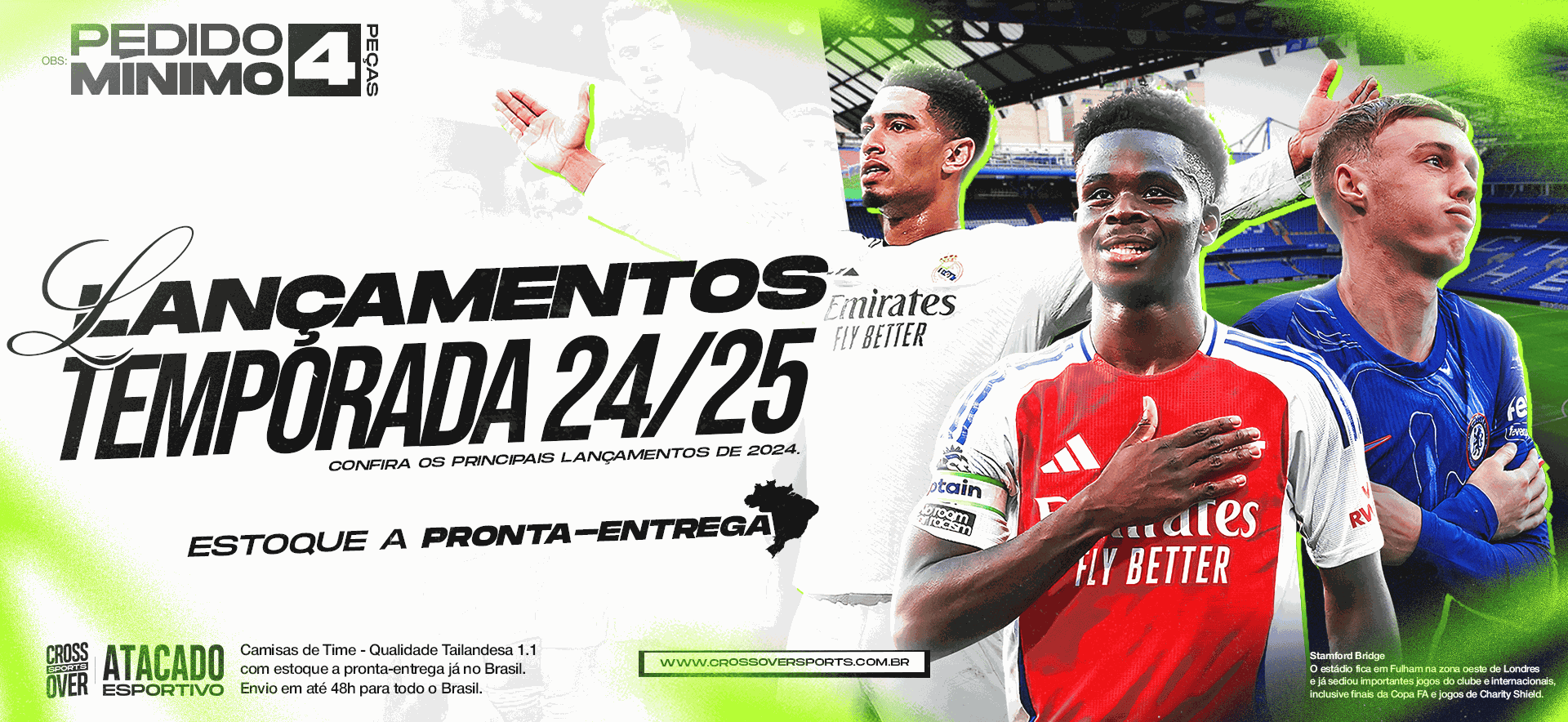 Full Banner - Lançamentos Temporada 24/25 Tailandesa 1.1 Pronta-entrega