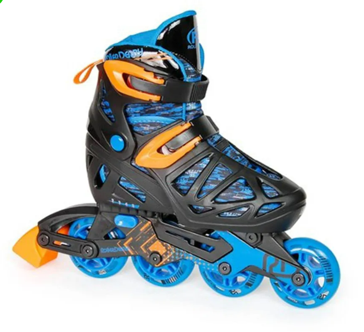 Patins Inline Infantil Ajustável Tracer Boy Roller Derby 1 775 Franca