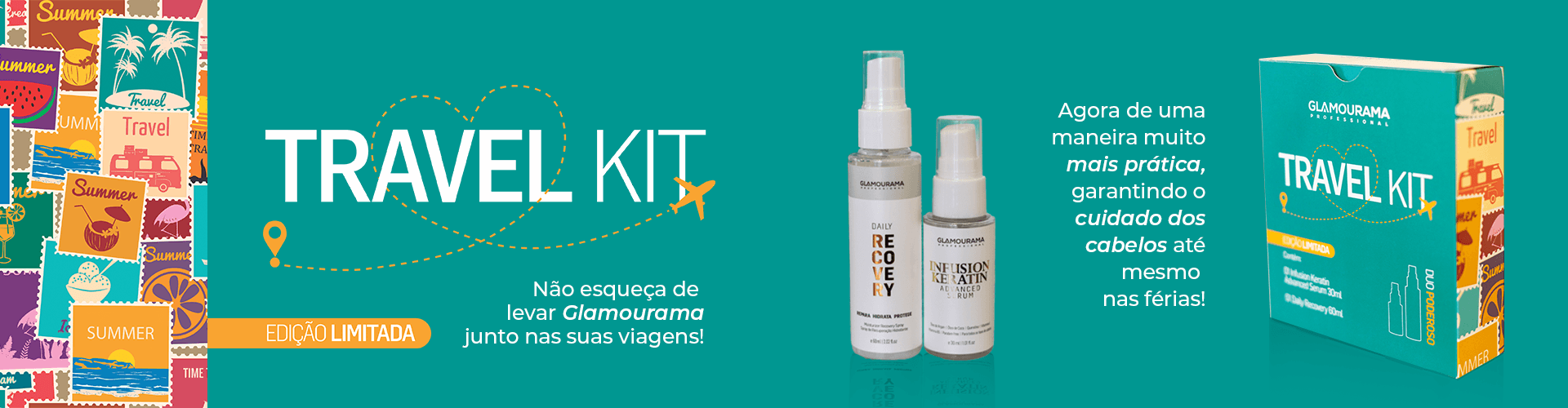 Travel Kit Daily Recovery + Serum Infusion Keratin