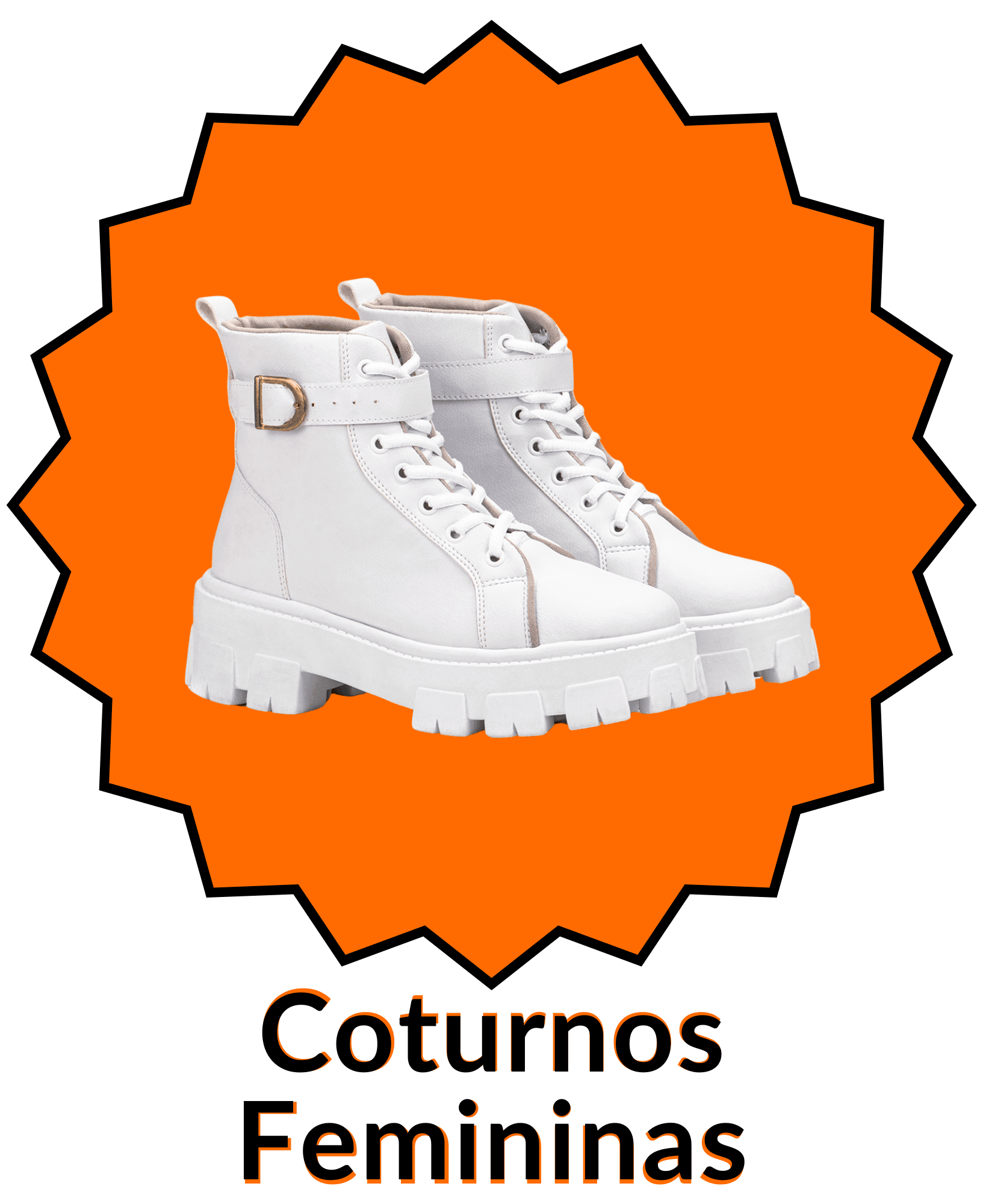 Botas Coturno Calçados Femininas