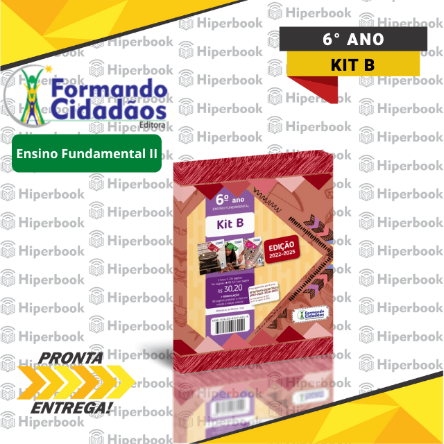 Formando Cidadãos - 6° Ano - Kit B - Ensino Fundamental 2 | HIPERBOOK