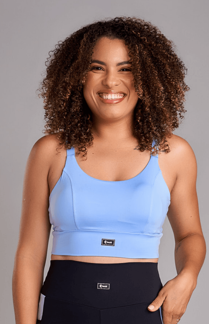Top Fast Azul bebê | Texfit Brasil