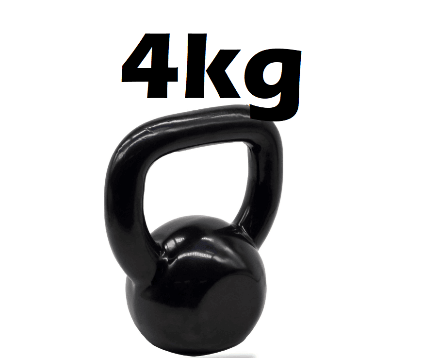 Kettlebell Emborrachado – 4kg, 8kg ou 10kg 