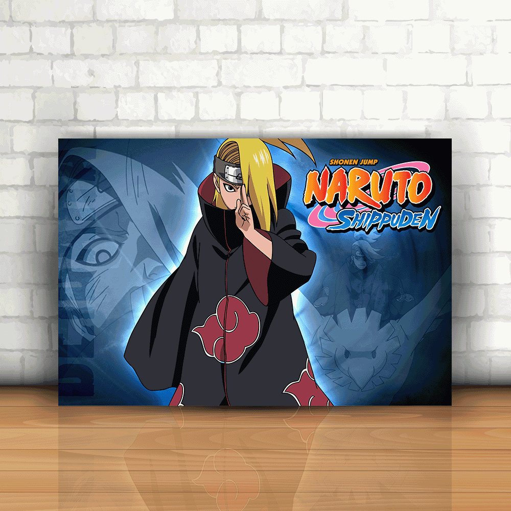 Placa Decorativa Desenhos Animados Naruto pdad-35