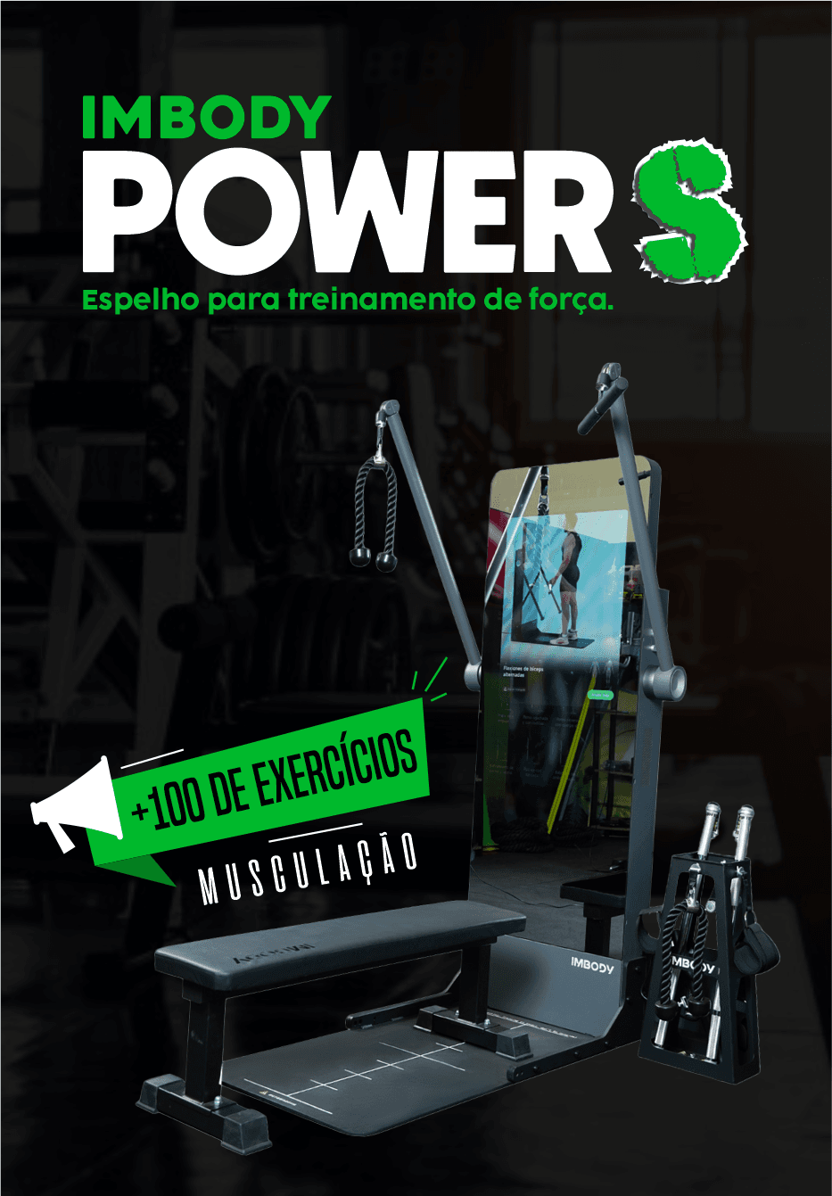 Espelho treino de força IMBODY POWER S