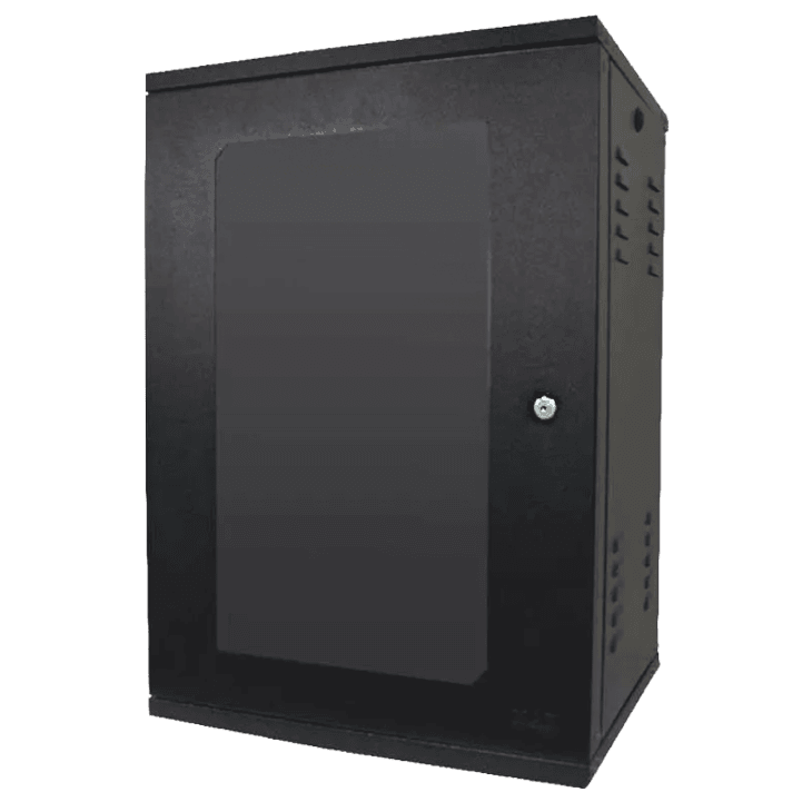 Rack 16U Suspenso P.G. Preto com Porta 670mm – Ideal para Servidores ...