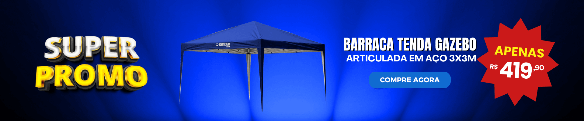 Barraca Gazebo - Promoção