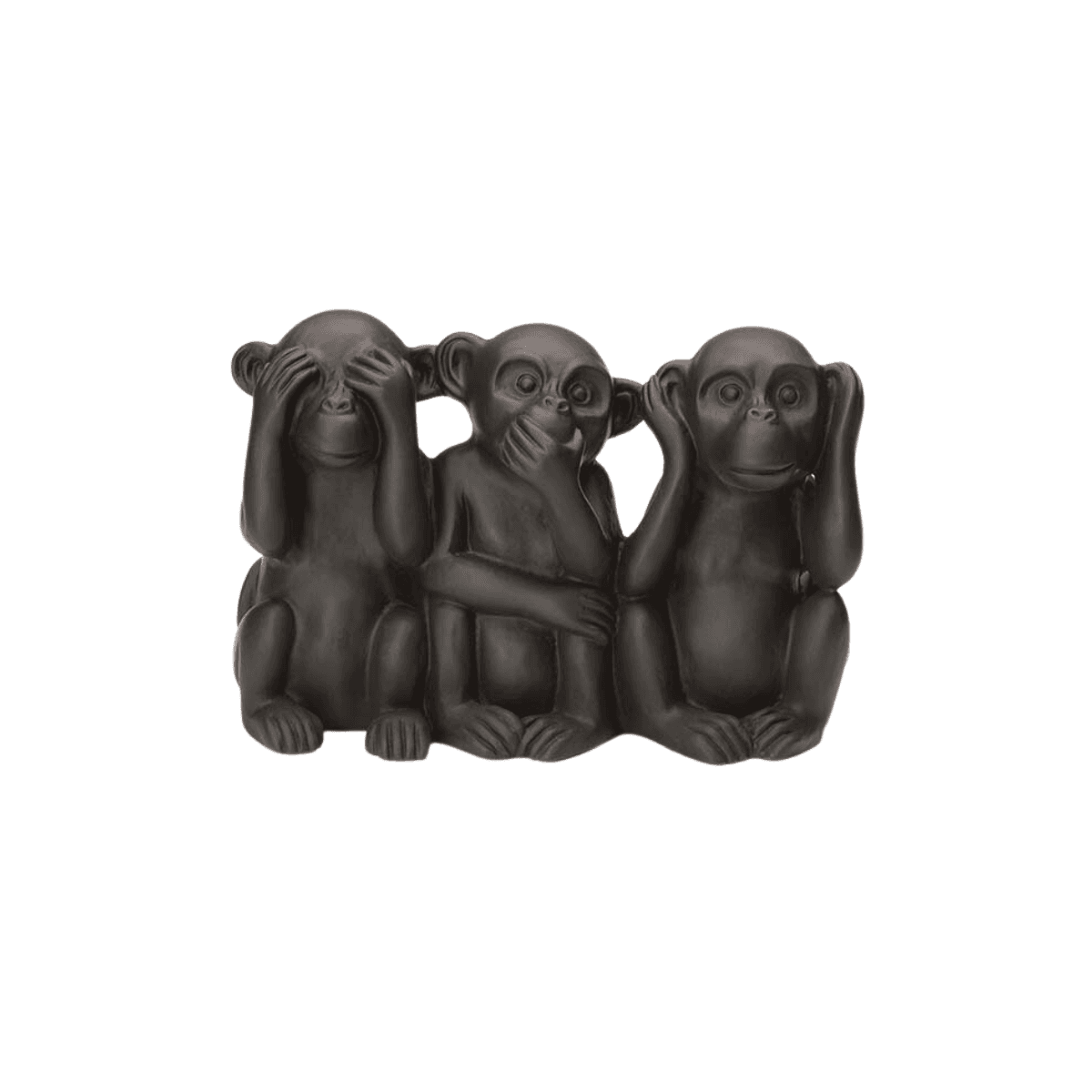 4 pçs/set macacos engraçados ornamentos animais sala de estar casa  artesanato decoração presentes das crianças - AliExpress