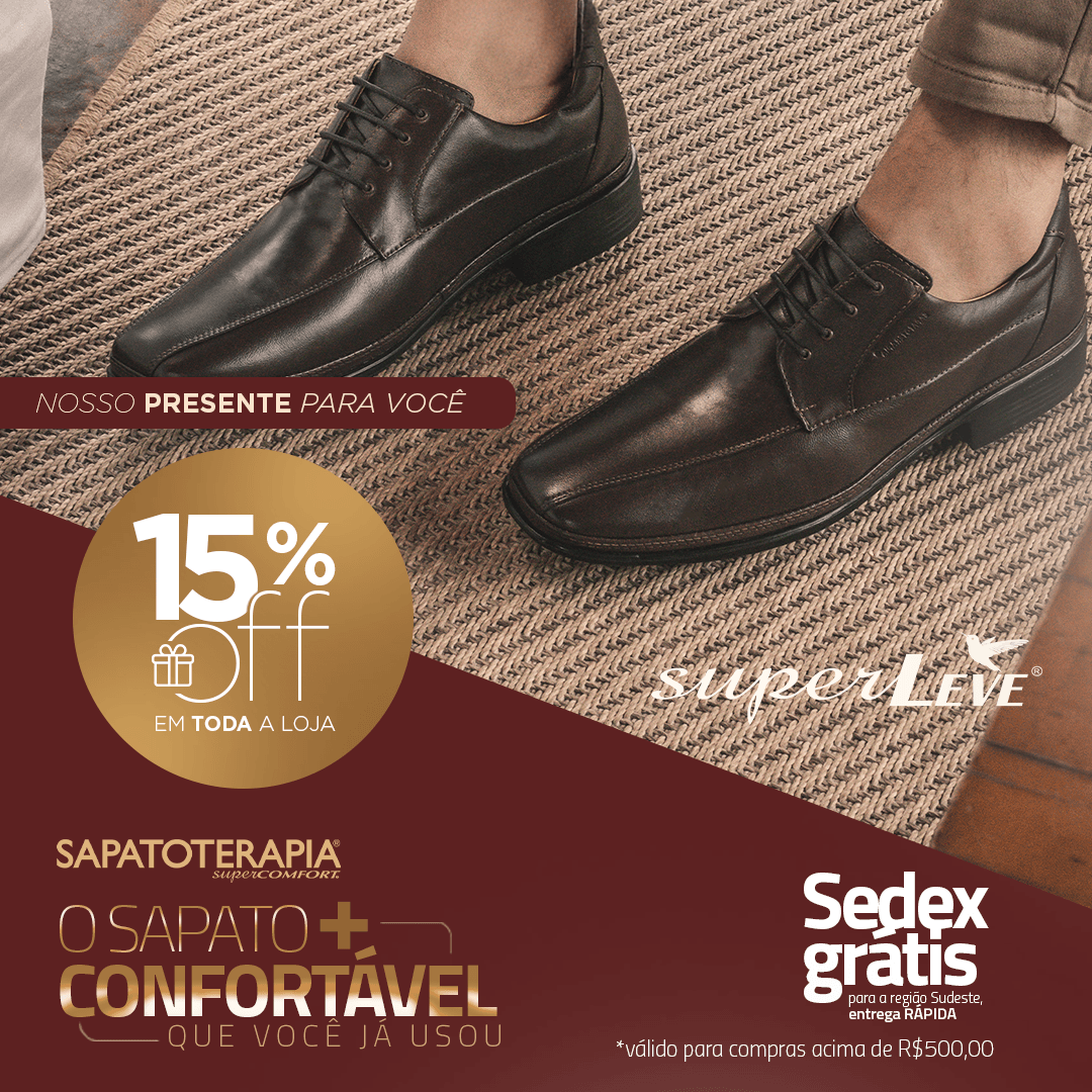 O sapato mais confortável que vc já usou! 