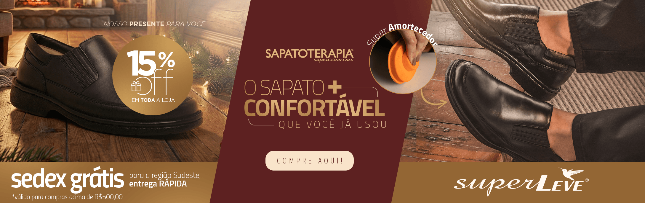 O sapato mais confortável do mundo!