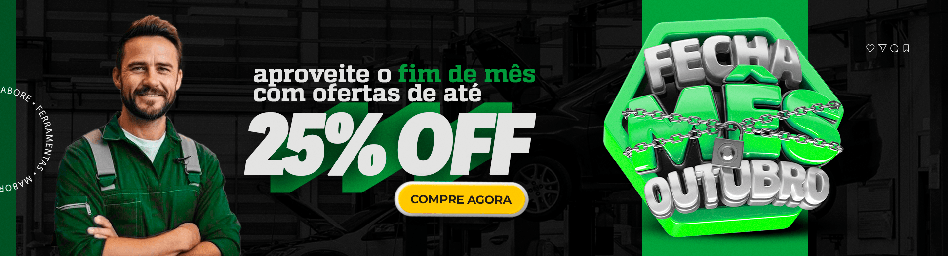 Fecha Mês - Produtos com até 25% de desconto