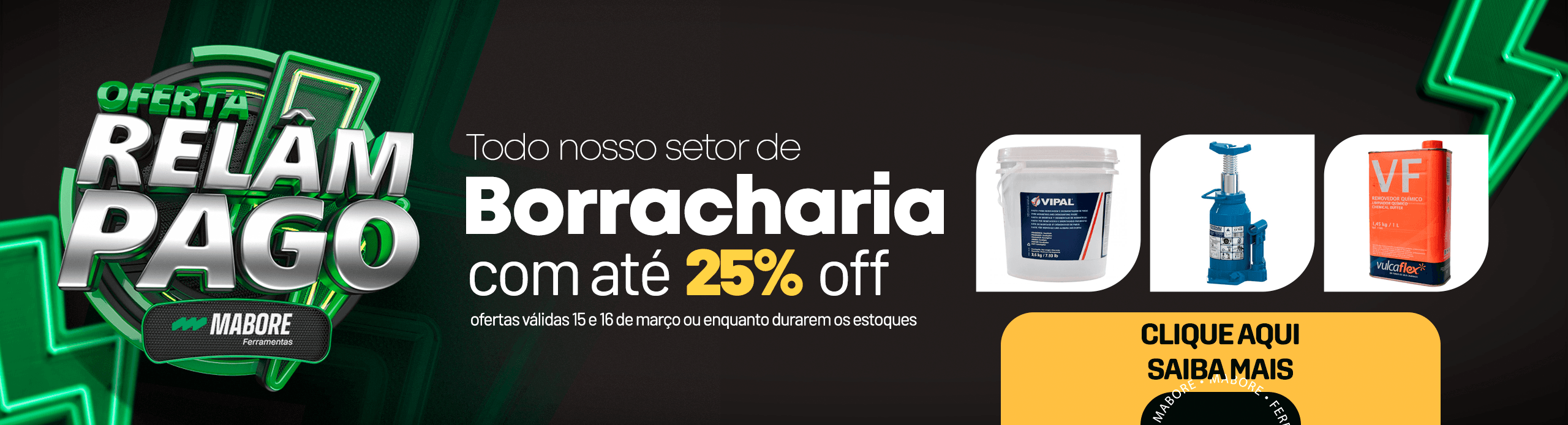 Oferta Relâmpago para você aproveitar descontos de até 25% OFF