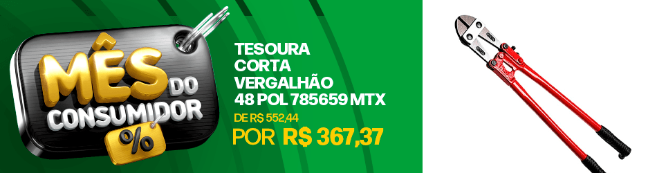 Tesoura Corta Vergalhão 48 Pol 785659 MTX