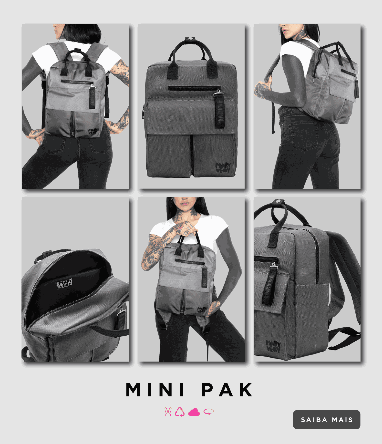 Linha Mochilas Pak
