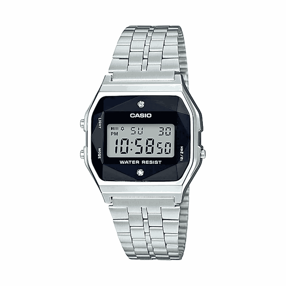 カシオ ダイヤモンド A159WAD Relogio Casio Diamant Feminino A159wad 1df | Amazon.com.br