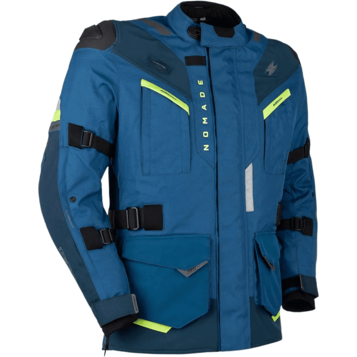 JAQUETA TEXX - NOMADE - AZUL/VERDE | Moto One