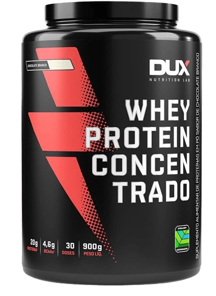 Whey Protein Concentrado Pote 900g Dux Nutrition Lab Doce De Leite Msk Suplementos 1973