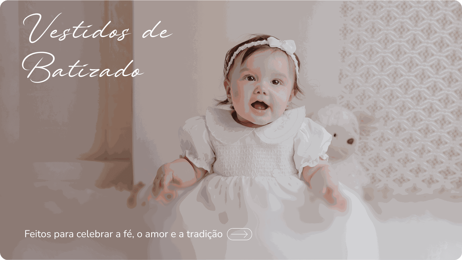 Banner Batizado Menina