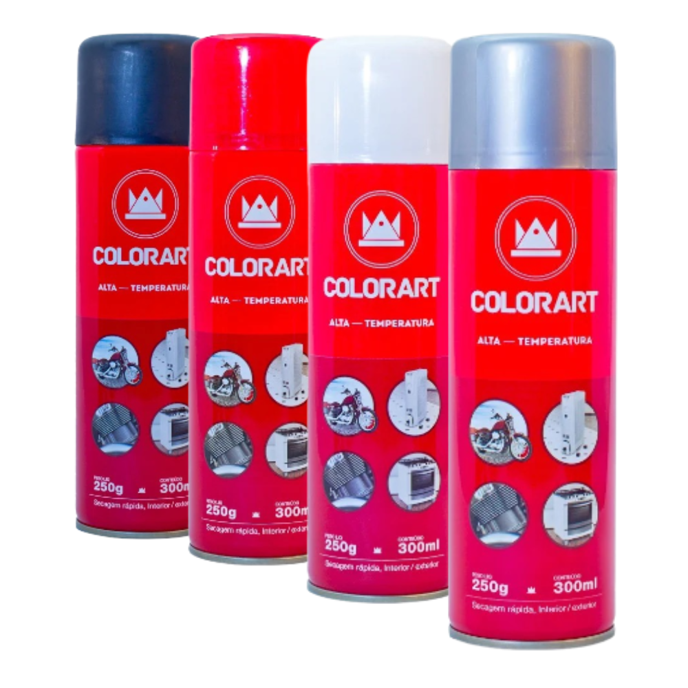 Spray Colorart Cores Alta Temperatura - 300ml | Protetintas