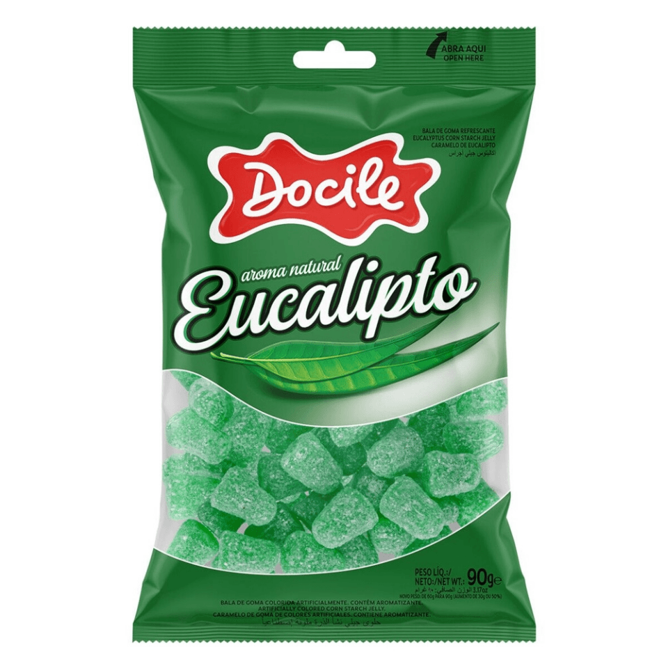 Bala Goma Docile Eucalipto 90g | Day 2 Day
