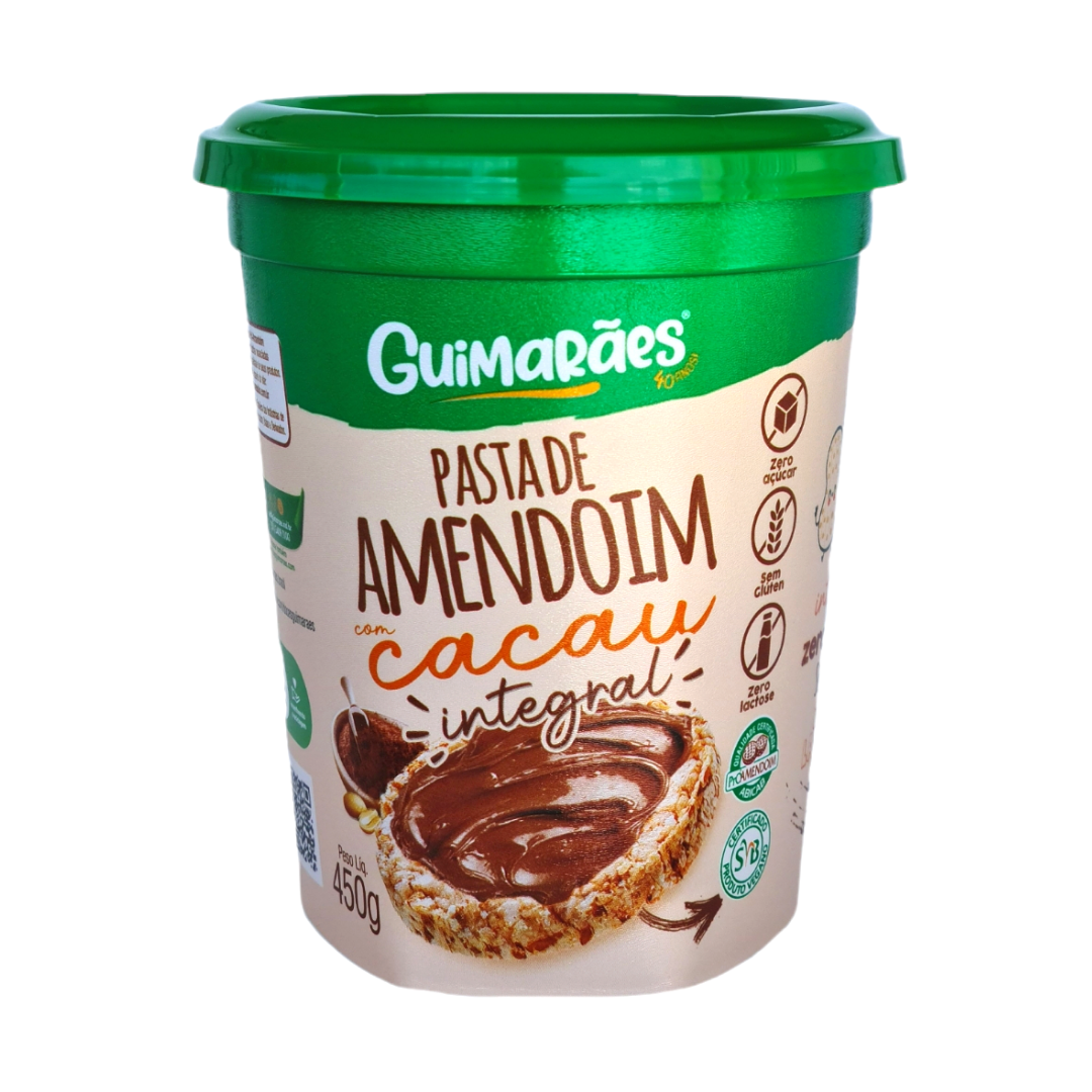 Pasta de Amendoim Integral 450g - AZ Alimentos Saudáveis