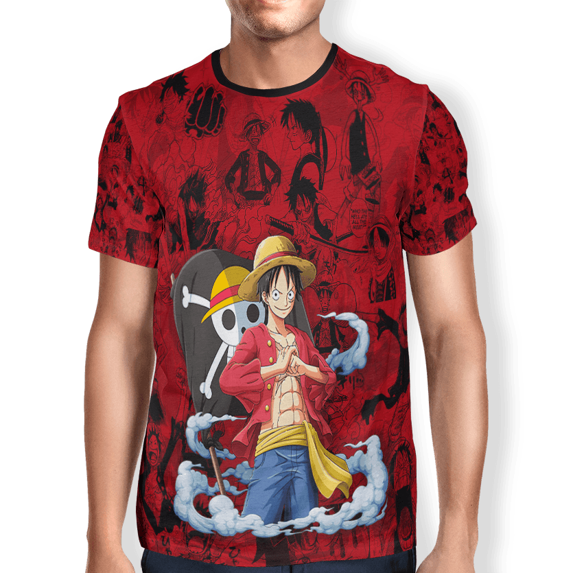 Camiseta - One Piece Monkey D Luffy 04 - Estampa Total