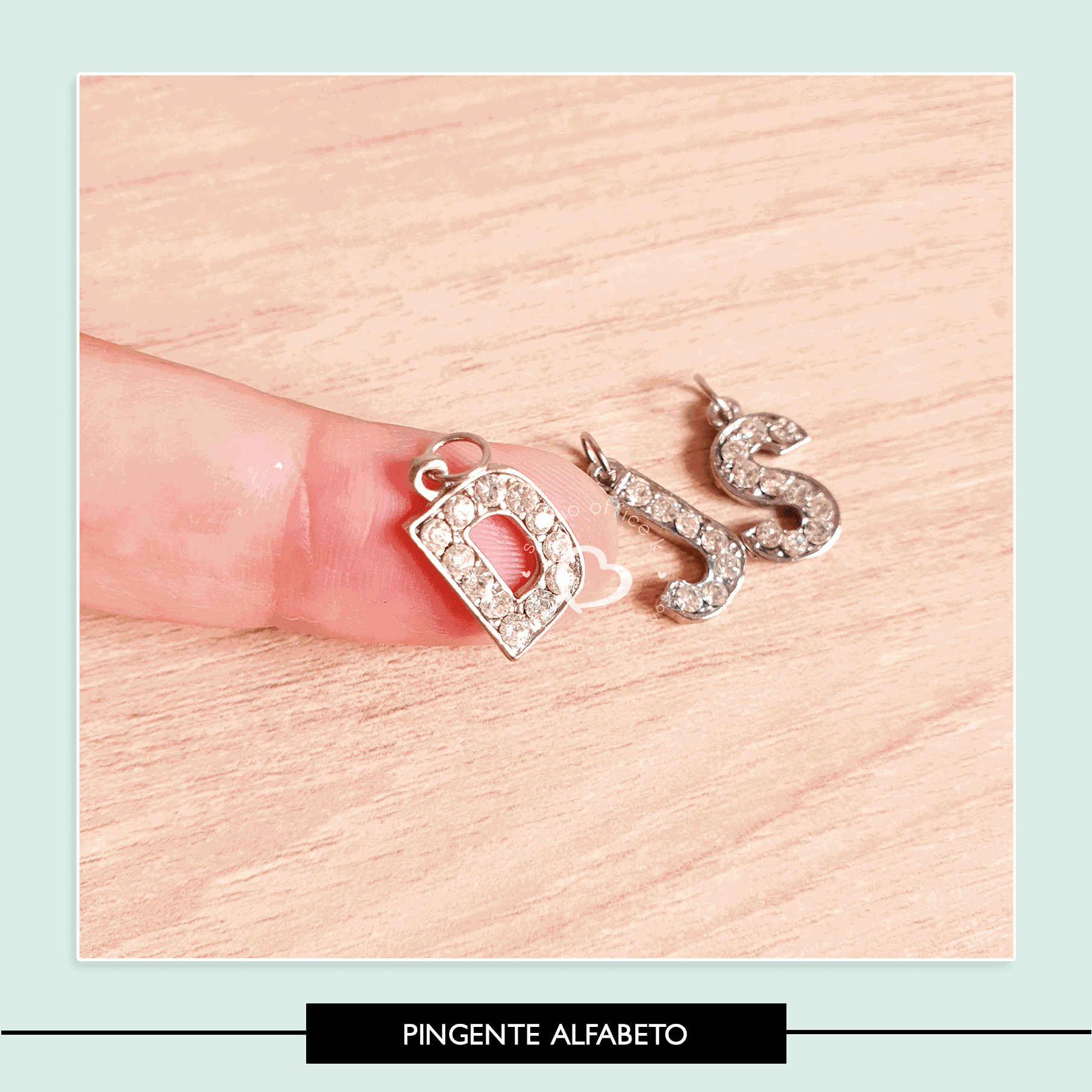 Pingente Alfabeto | Studio Office K