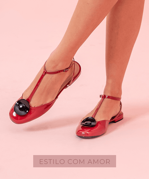 Sapatilha Manu Vermelho